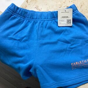 Fabletics Light Blue Shorts (XS)